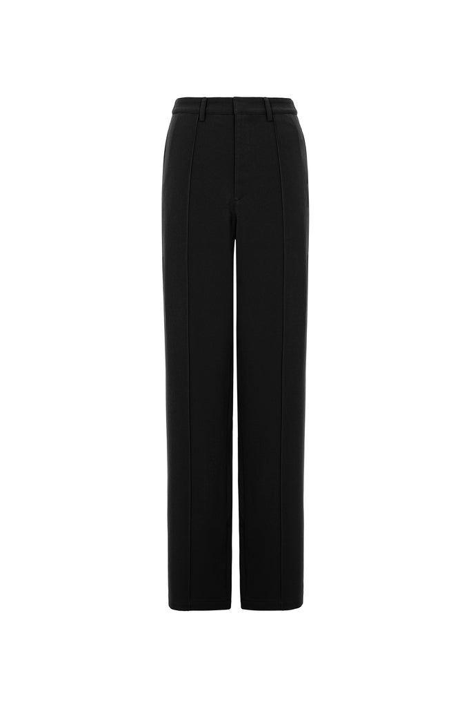 Straight-Leg Pants in Black 