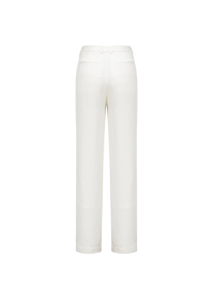 Suit Trousers in White | MICHMIKA