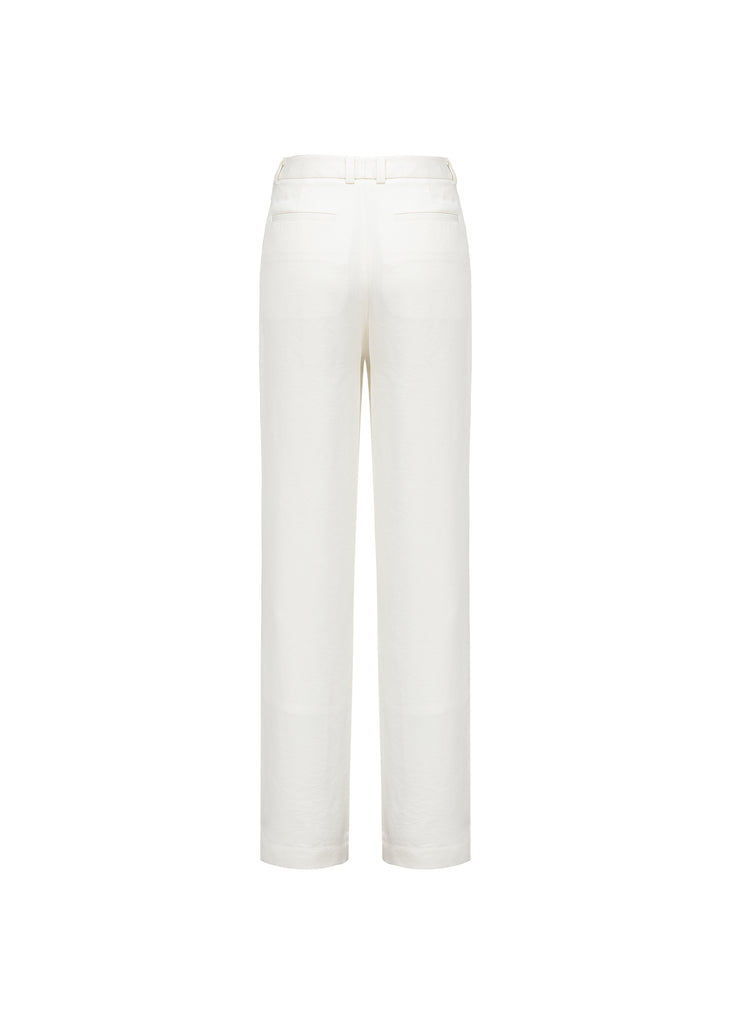 Suit Trousers in White | MICHMIKA