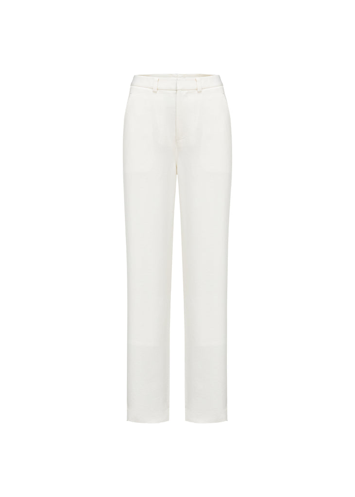 Suit Trousers in White | MICHMIKA